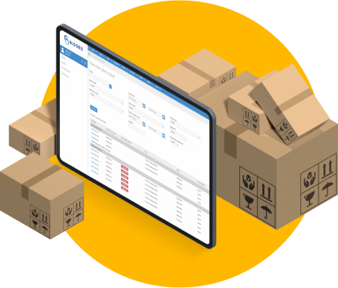 Recherche dans le stock avec boîte